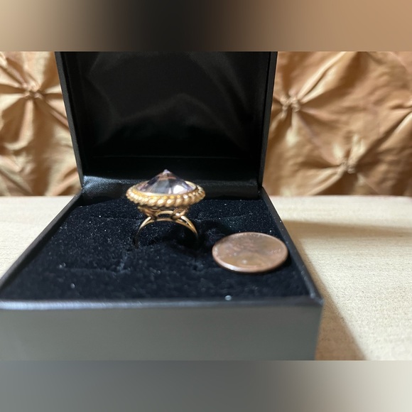 Pink Amethyst Rose de France NWT 14k Gold Ring 💕 - Picture 12 of 15